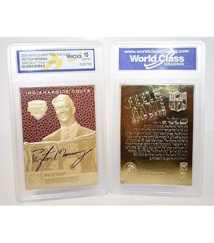 Tom Brady Set of 3 Genuine 23K Gold Cards Graded Gem-Mint 10