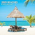 2025 Beaches Calendar | 12" x 12" Wall Calendar