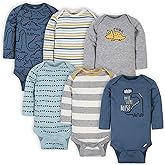 Gerber Baby Boys 6-pack Long-sleeve Onesies Bodysuit