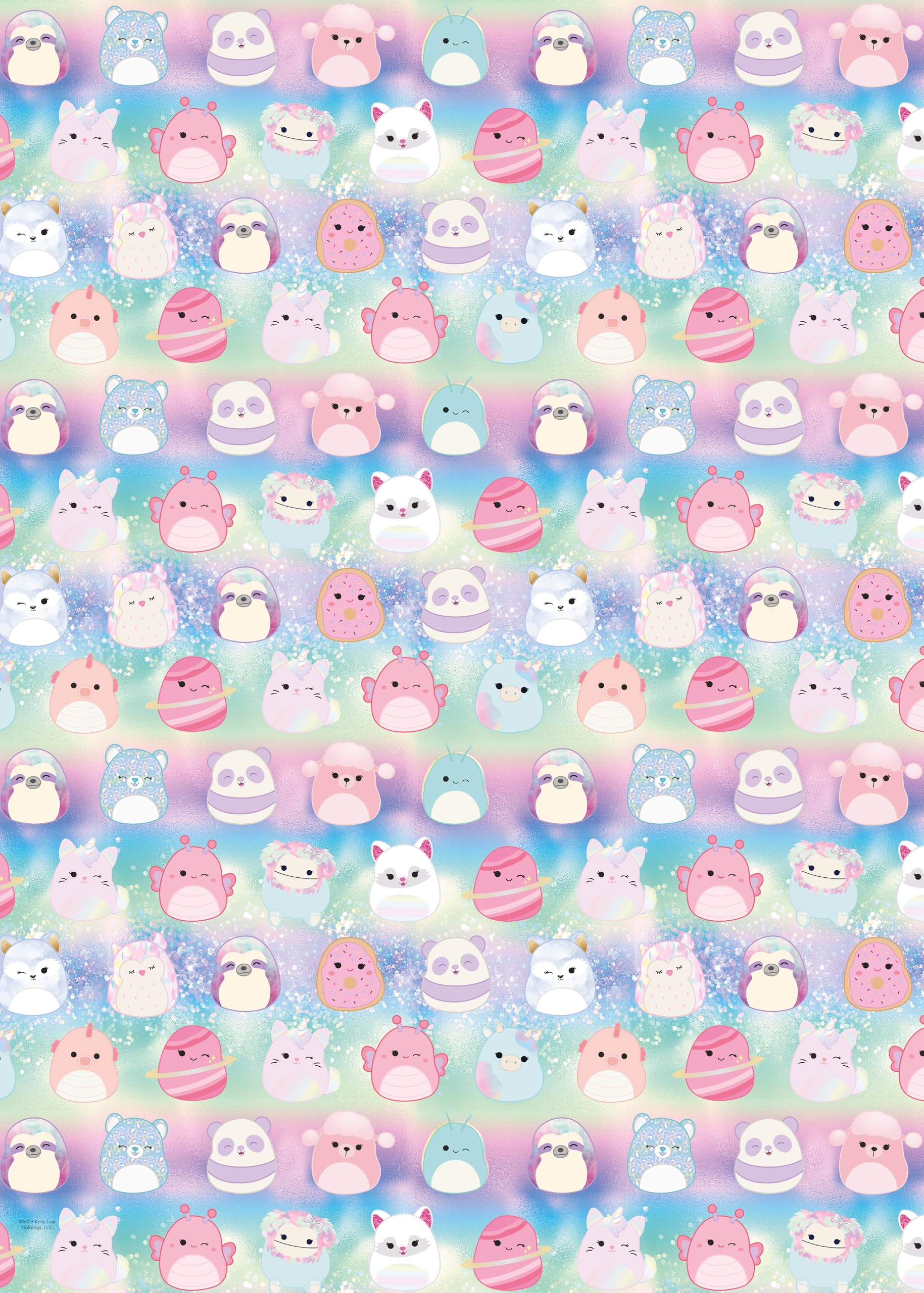 Squishmallow Wrapping Paper 4M Roll Wrap Squishmallow Gift Wrap