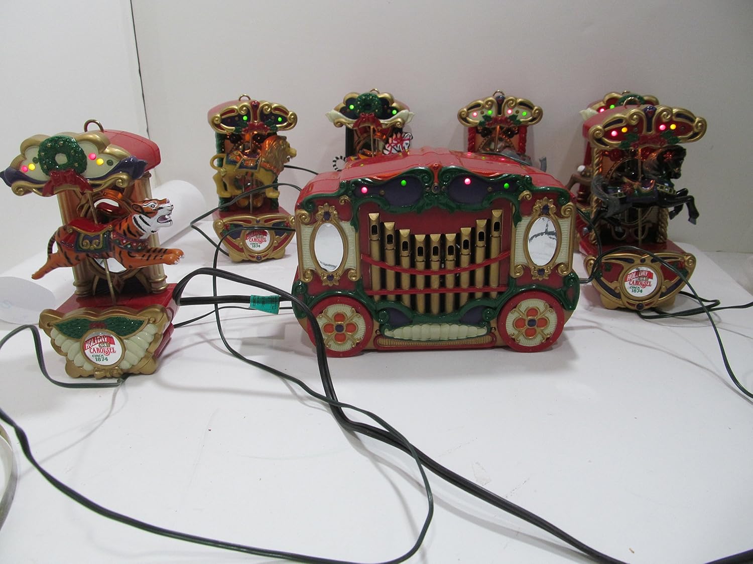 Mr Christmas Musical Holiday Carousel Circus Animals Amazon.co.uk