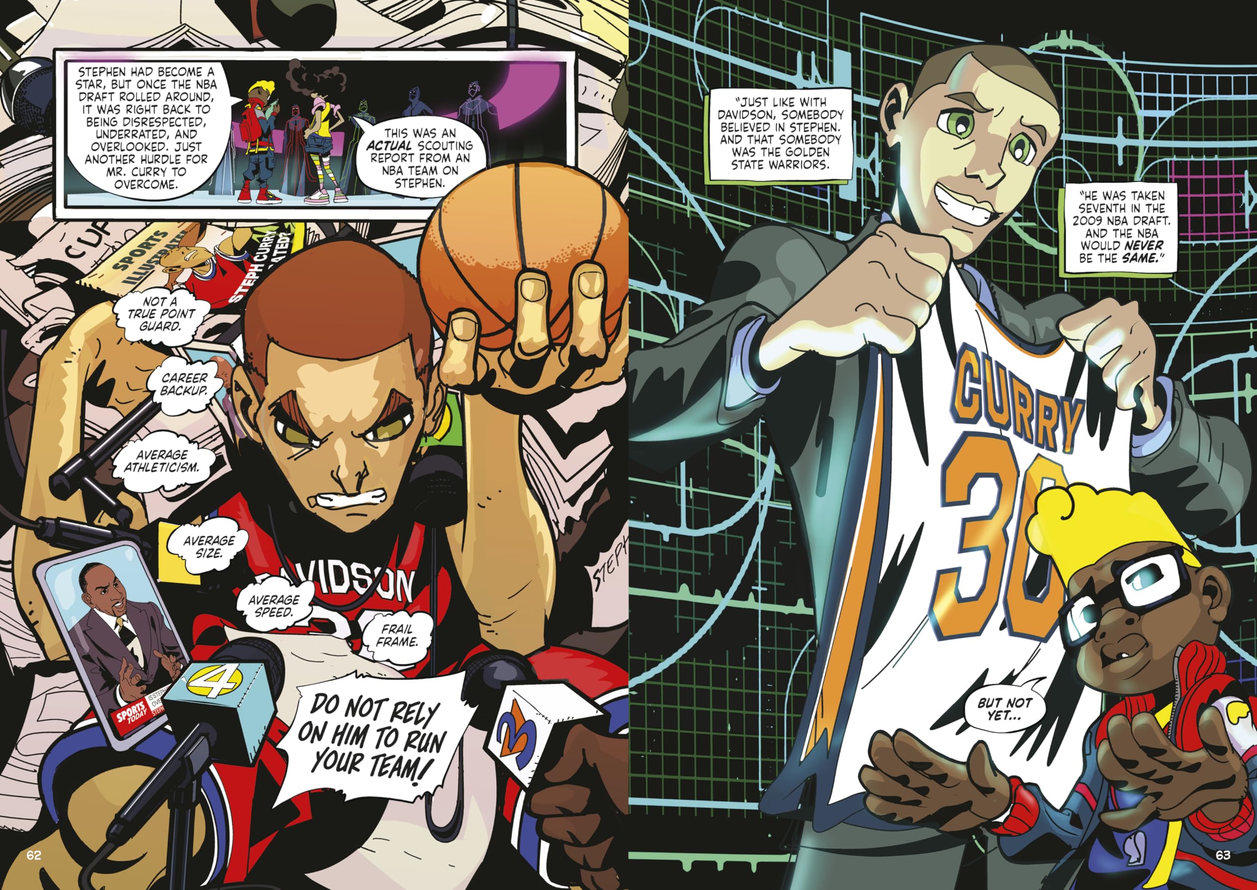 Stephen Curry: The Official Graphic Novel (Stephen Curry Sports Superheroes) Stephen Curry: The Official Graphic Novel (Stephen Curry Sports Superheroes) Paperback Kindle Hardcover