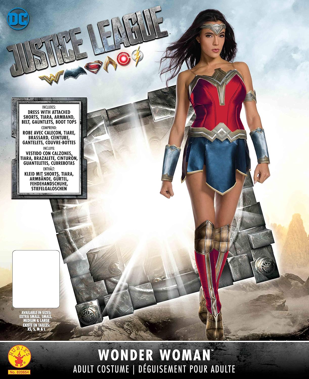 Rubie's Women's Justice League Wonder Woman Costume: Clothing