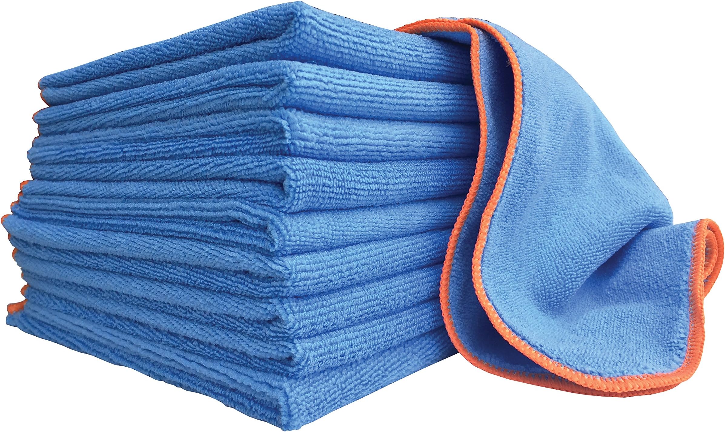 Antimicrobial, Antibacterial Microfiber Cleaning Cloths with DG-300 Silverclear, a Proven Killer of Viruses and Bacteria. Go Beyond Ordinary Cleaning. 10 Washable and Reusable Cloths