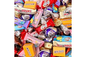 CRAZYOUTLET Chocolate Candy Assortment, Creme Eggs, Milk Duds, HERSHEY'S KISSES, WHOPPERS, KITKAT, Peanut Butter Cups, Bulk Pack 4 Pounds