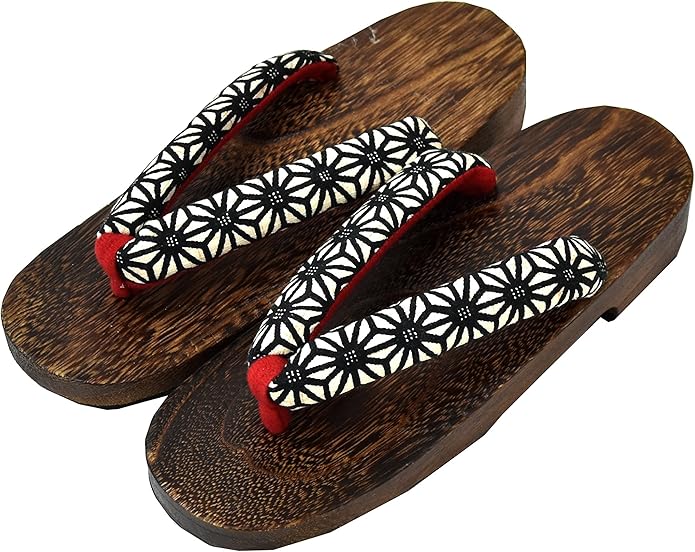 Amazon.com | Hitotoki Geta Sandals Japanese Kimono Sandals Girl Wooden Sandals Japan Anime Mt 