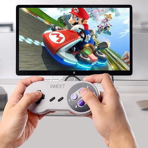 4 X USB SNES Controller Gamepad For PC Windows Mac Linux Raspberry - Foto 12