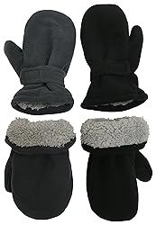N'Ice Caps Baby Toddler Mittens Kids 2 Pairs Fleece