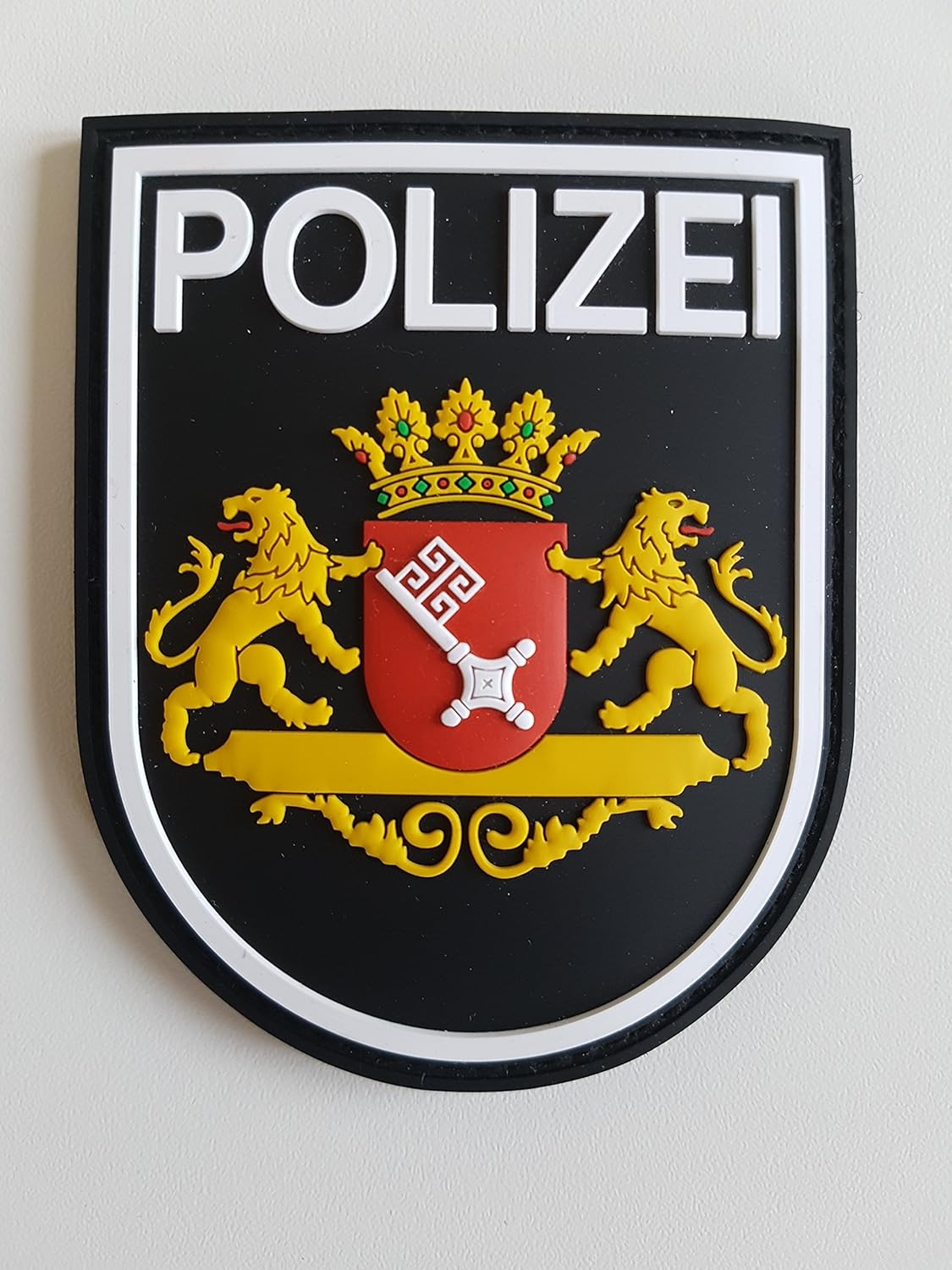 Atg Armelabzeichen Polizei Bremen 3 D Rubber Patch Farbig Amazon De Auto