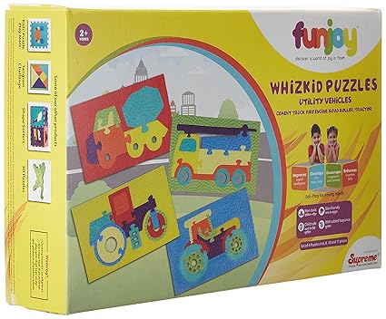 Funjoy Whizkid Puzzles - Utility Vehicles