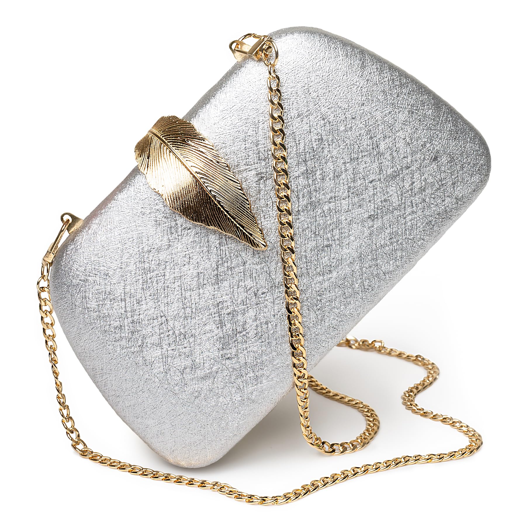 Before Ever Clutch Purses Silver and Gold Evening Bags for