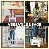 Utopia Home 9 Inch Folding Step Stool, 330 lbs Capacity, Anti-Slip, White view 7