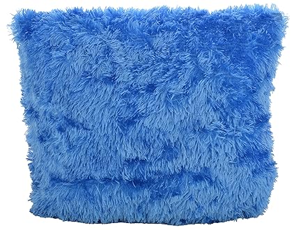 Generic Printed Stuffed Pillow , Pack of 2 (Blue)