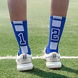 ChalkTalkSPORTS Custom Team Number Socks | Youth