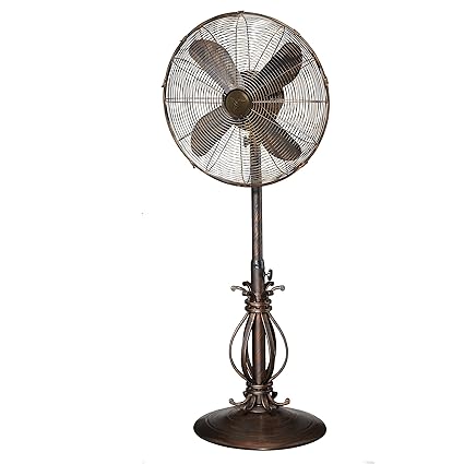 Designer Aire Oscillating Indoor/Outdoor Standing Floor Fan for Cooling Your Area Fast - 3