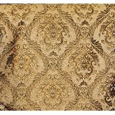 Damask Tapestry Chenille Fabric - Upholstery Fabric, L.Gold - 60" Width - Sold BTY