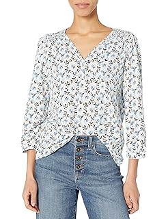 lucky brand julie pintuck top
