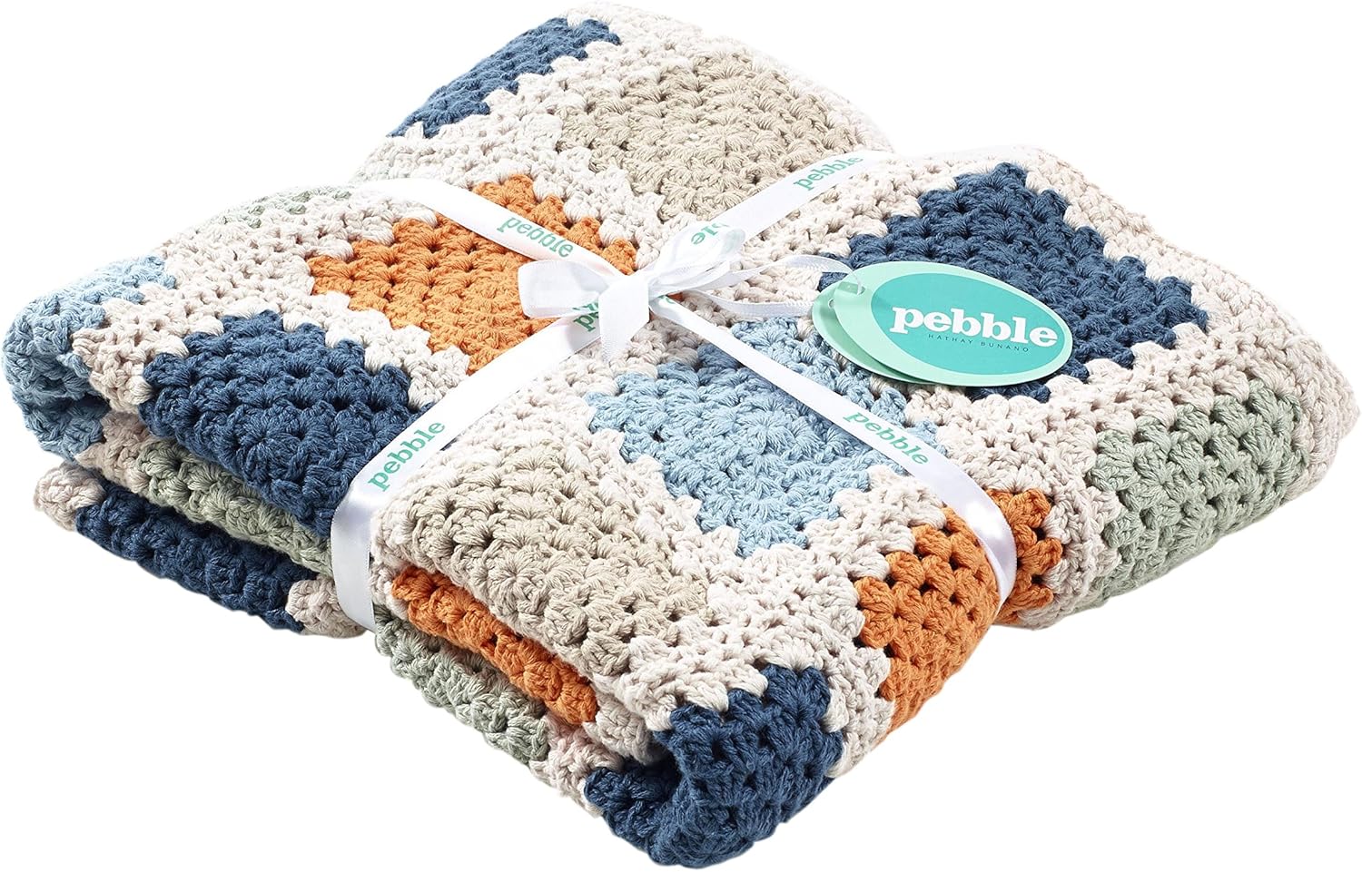 Galet A La Main Crochet Couverture Granny Pour Bebe 100 Coton Bio Issu Du Commerce Equitable Bleu Amazon Fr Bebes Puericulture Galet A La Main Crochet Couverture Granny Pour Bebe 100 Coton Bio Issu Du Commerce Equitable Bleu Amazon Fr Bebes Puericulture