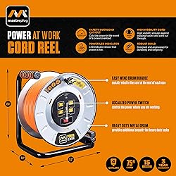 Masterplug Metal Steel Drum with Four Powered