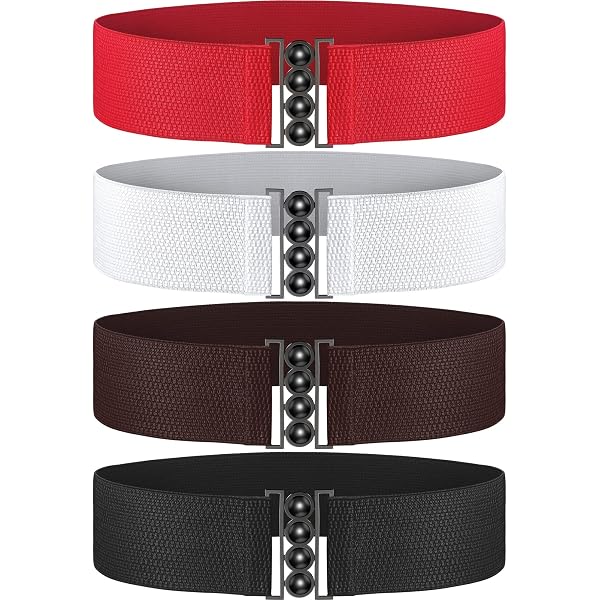 JenPen 3 Pcs Wide Stretchy Belt for Women, Elastic Stretchy  display picture 3