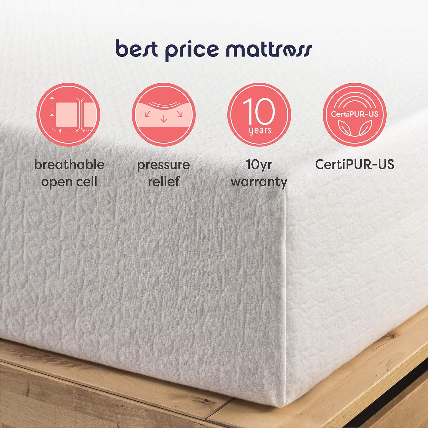 Best Price Mattress 6Inch Memory Foam Mattress Twin or Bedroom