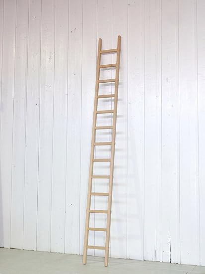 Amazon Co Jp 猫はしご 小さな木製梯子 はしご １３段 2 7ｍ 白木 無塗装 No 2 キャットタワー ディスプレイラダー 代引き 日時指定 返品不可 楽器