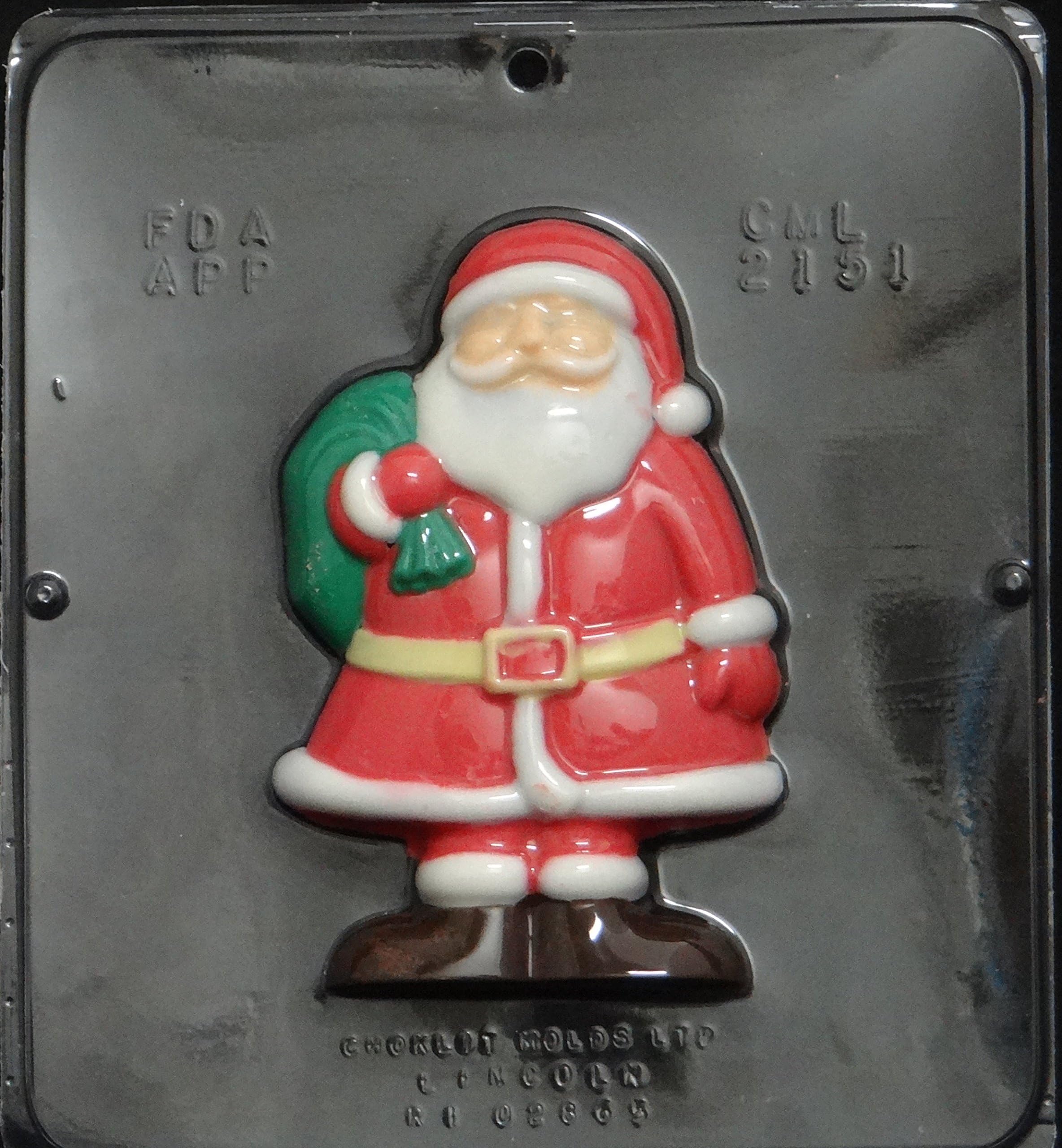 Santa Claus Chocolate Candy Mold Christmas 2151