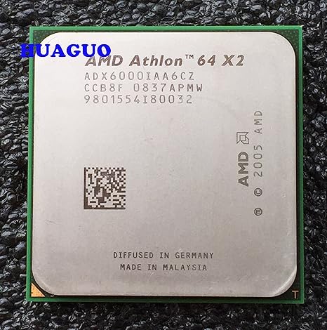 Amazon Com Amd Athlon 64 X2 6000 3 Ghz Dual Core Cpu Processor Adx6000iaa6cz Socket Am2 2mb 125w Computers Accessories