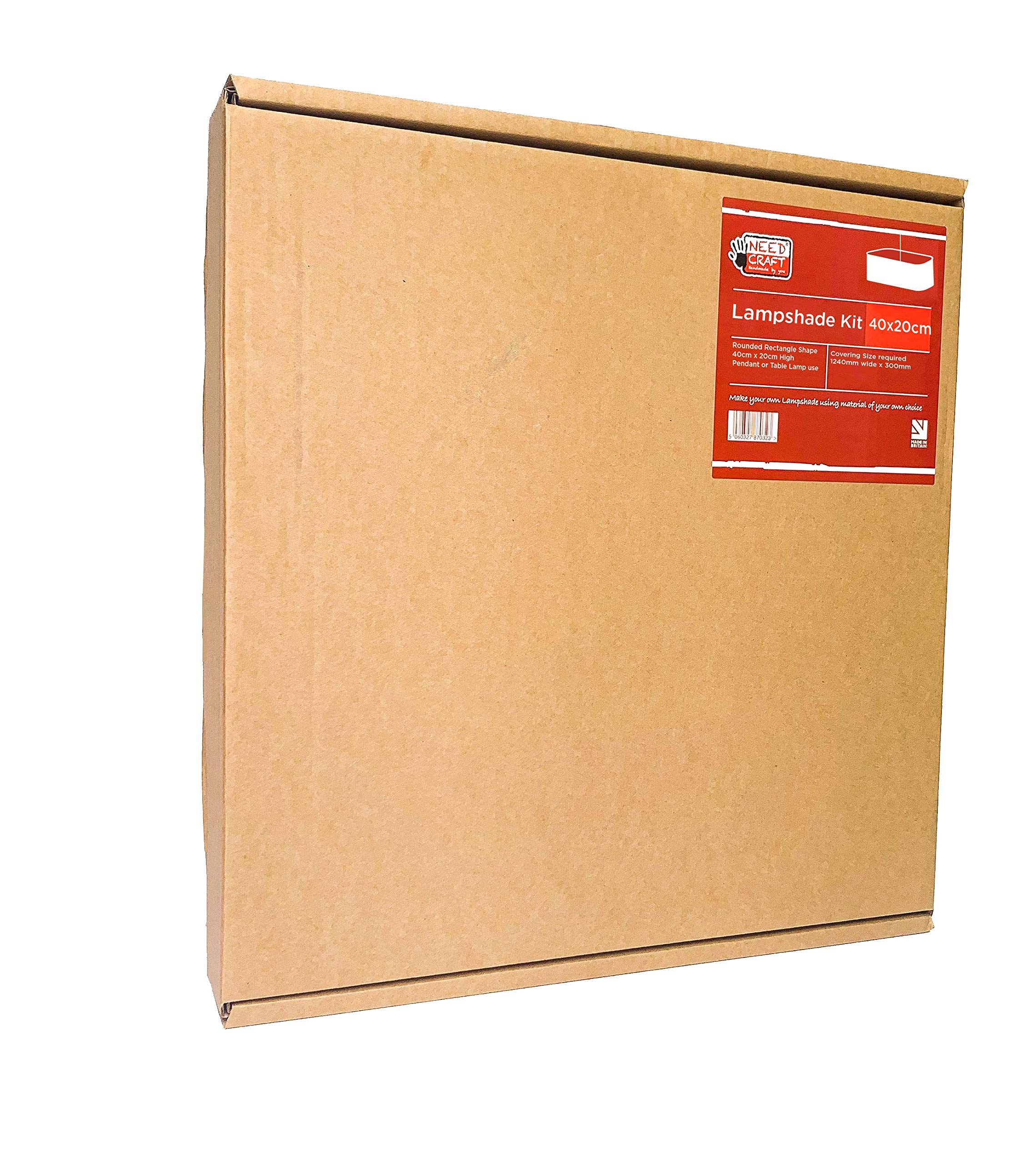 40cm x 20cm Rounded Rectangle Lampshade Making Kit