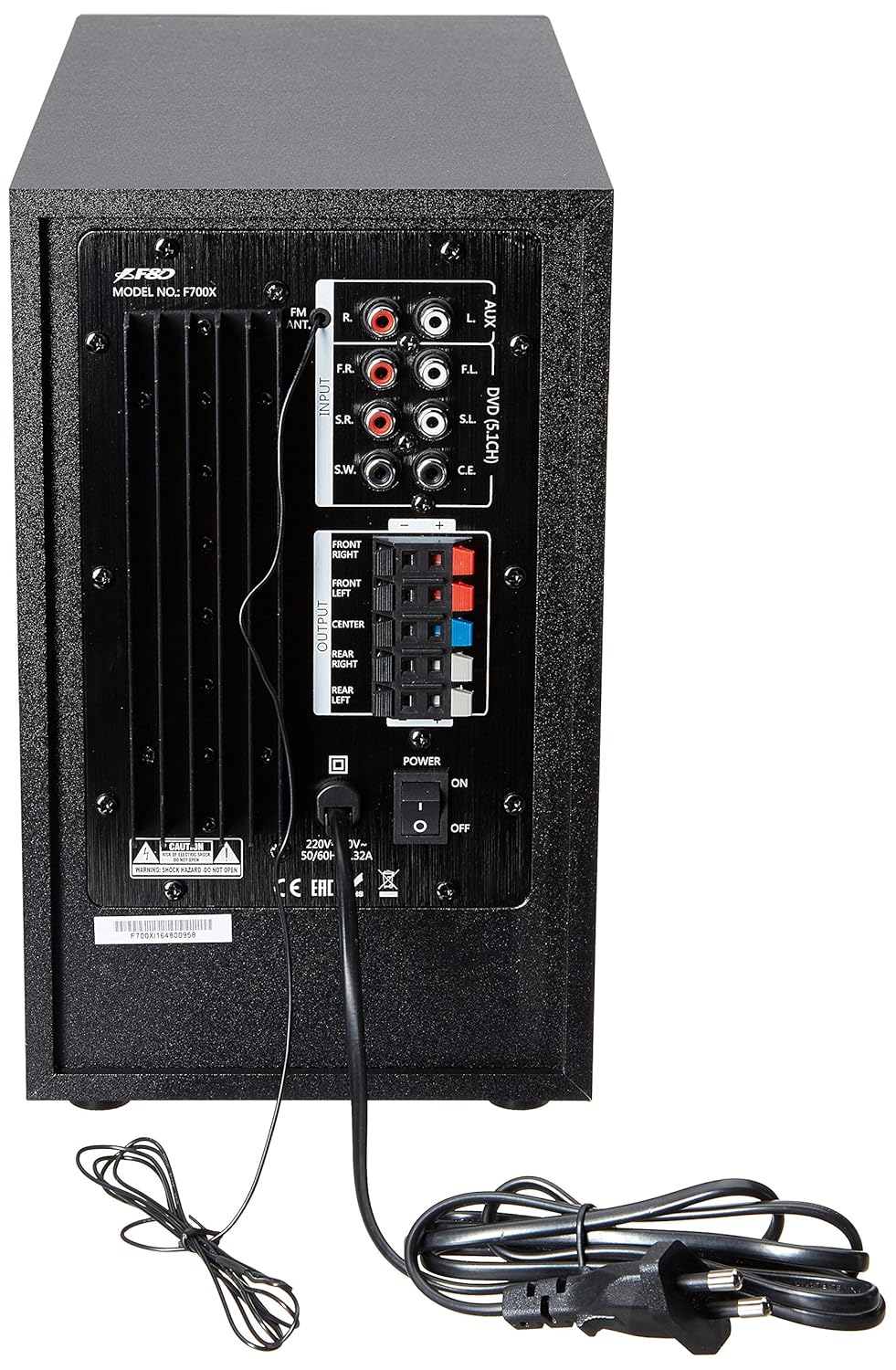 f&d f700x 5.1 multimedia speakers