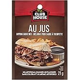 Club House Au Jus Gravy Mix, No Artificial Colours or Flavours, No MSG Added, Perfect Choice for Holiday Roast, Meatloaf or S