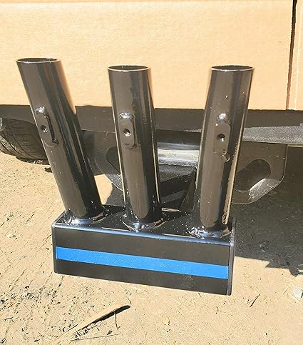 Amazon Com S And L Products Trailer Hitch Flag Pole Mount Thin Blue Line Garden Outdoor