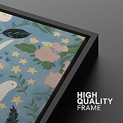 MUDECOR Framed Canvas Print Wall Art Set White
