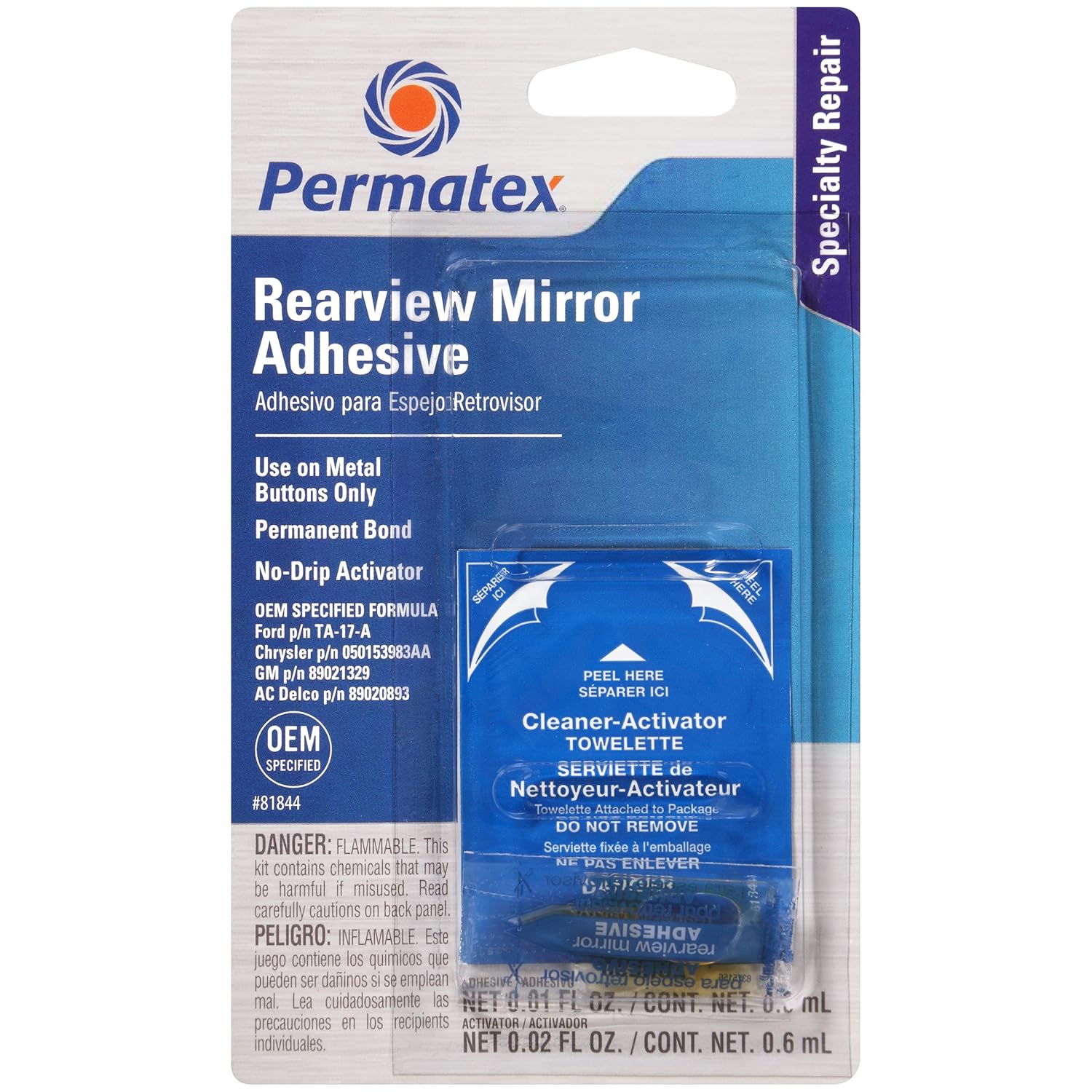 Permatex 81844 3 Oz Rear View Mirror Adhesive Amazon.in Car & Motorbike