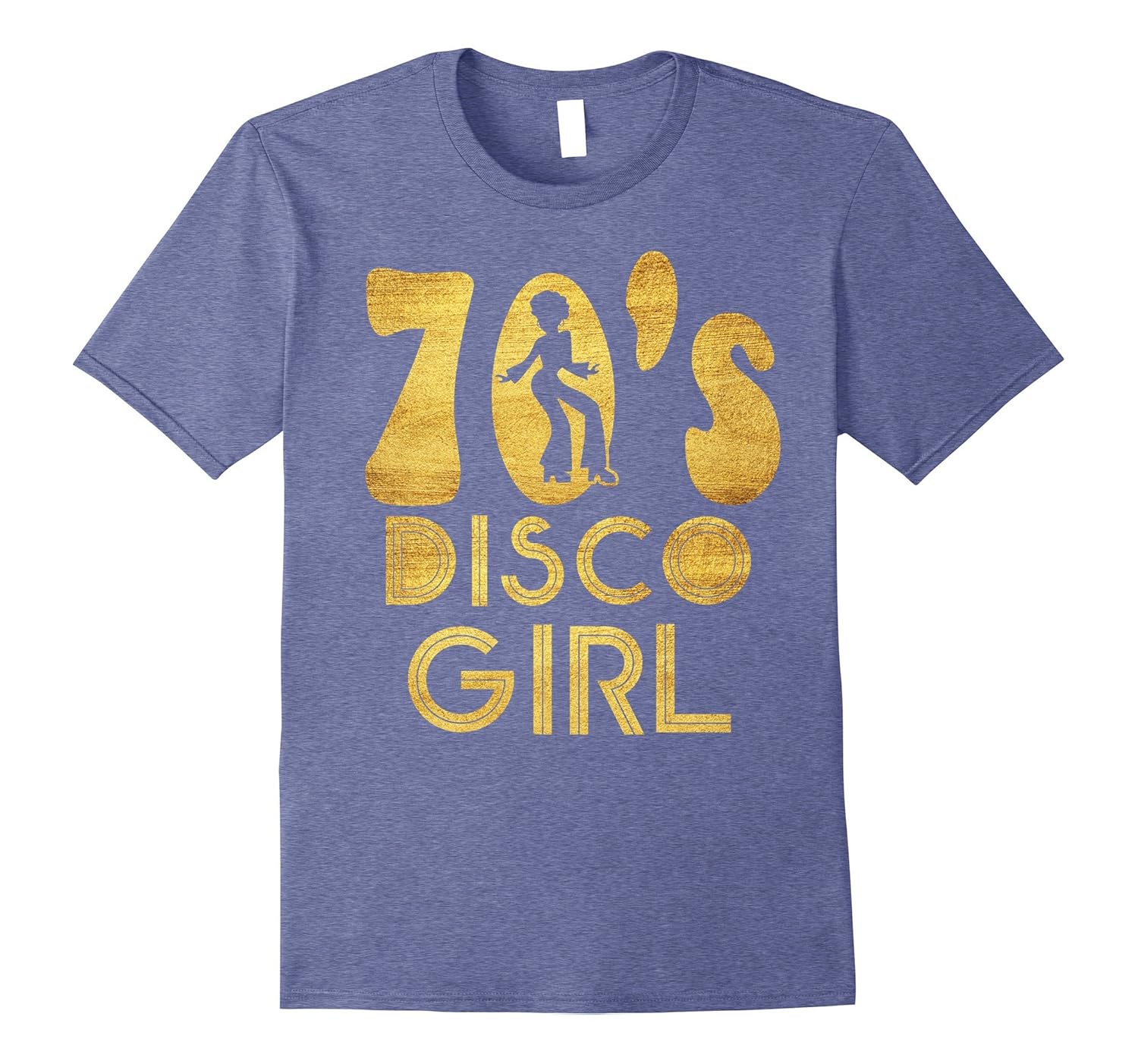 70's Disco Girl T-Shirt - Seventies Halloween Tee-ANZ