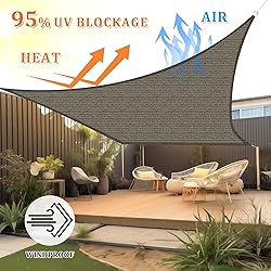 Shade&Beyond 15'x15' Sun Shade Sail Canopy