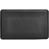 �鶹�� Basics 1.9 cms Rectangular Durable Anti Fatigue Ergo Comfort Standing, 81.28cms L x 50.8cms W x 2.03cms Th, 1 Mat, Bla
