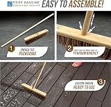 TDBS The Dustpan and Brush Store 18 Inch Yard Brush with Bassine Bristles view 3