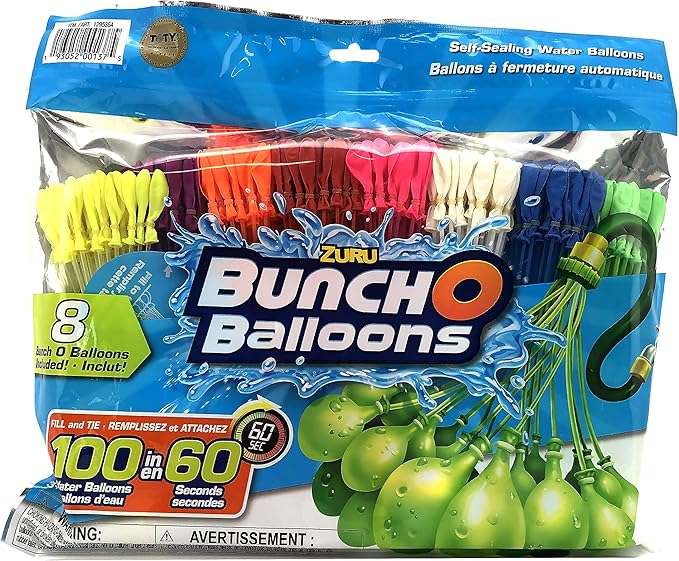 Bunch O Balloons. Fill and Tie 100 Water Ballons in 60 Seconds. 8 Bunch
