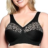 Glamorise Womens MagicLift Cotton Support Bra Wirefree #1001