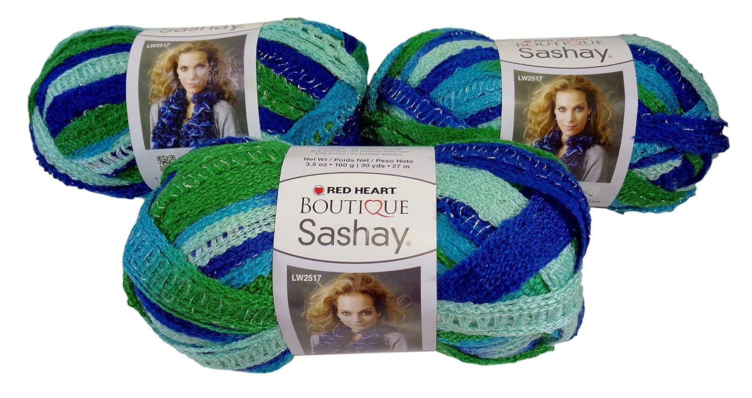 Bulk Buy Red Heart Boutique Sashay Yarn (3Pack) Twist E7821959