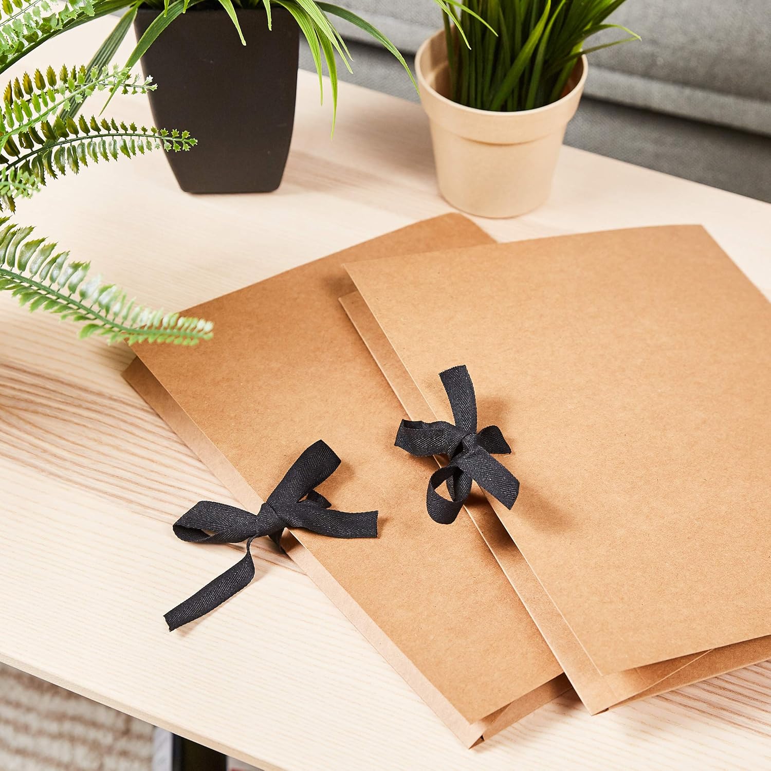 Juvale Kraft Presentation Folder with String, Letter Size (12 x 9.25 Inches, 12-Pack): Home & Kitchen