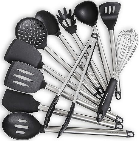 Home Hero 11 Silicone Cooking Utensils 