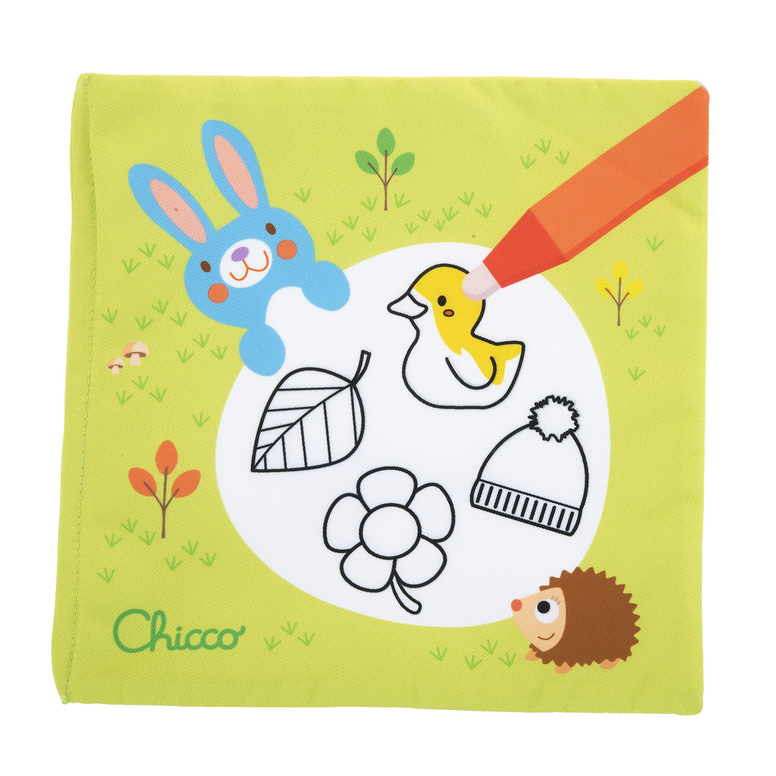 Chicco 10631000000 Paintable Book The Seasons, Colourful
