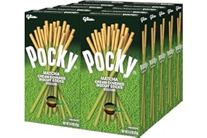 Pocky Biscuit Stick, Matcha Green Tea, 2.47 Ounce (Pack of 10)