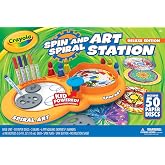 Crayola Spin &amp; Spiral Art Station Deluxe, DIY Crafts, Toys for Boys &amp; Girls, Gift, Ages 6, 7, 8, 9
