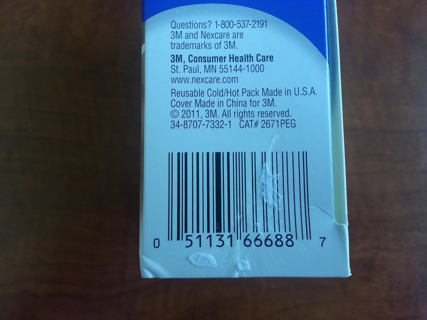 Nexcare Reusable Hot & Cold Flexible Gel Pack w/ Cover - 4" x 10": Home Improvement