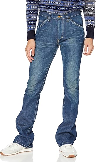 Amazon リー ジーンズ American Riders 102 ブーツカットジーンズ メンズ Lm5102 526 濃色ブルー 29 ジーンズ 通販