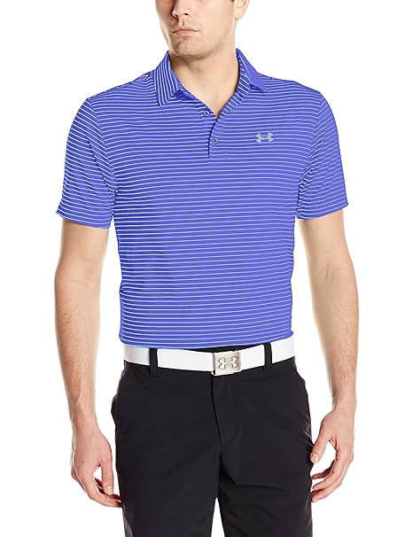 purple under armour polo