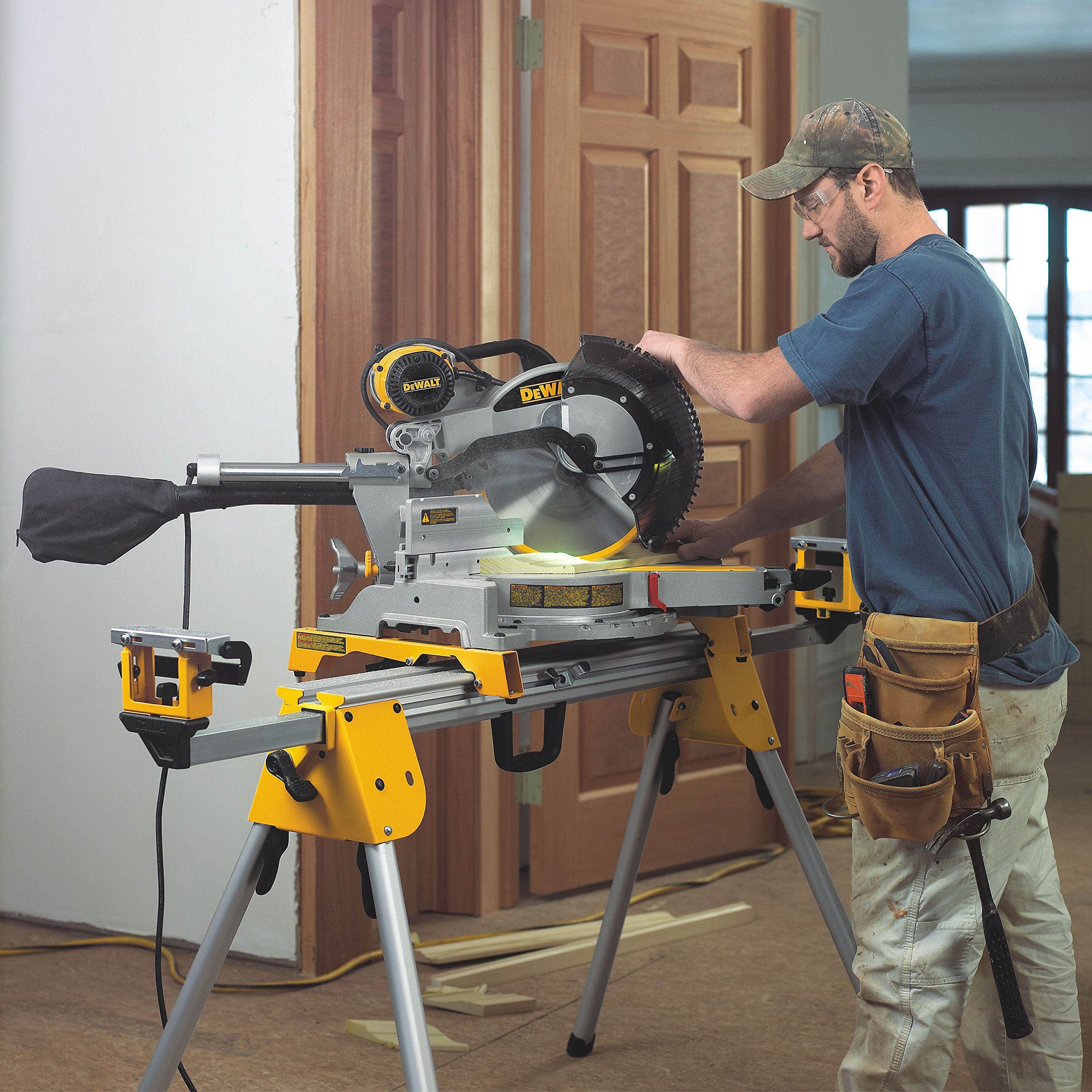 DEWALT DWS780 12Inch Double Bevel Sliding Compound Miter Saw eBay